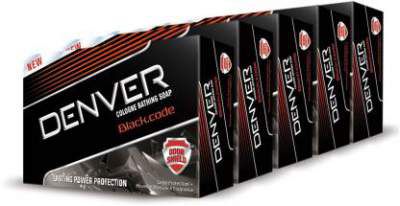 Denver Black Code Soap (5 x 125 g)