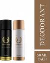 DENVER Caliber and Imperial Nano Combo Deodorant Spray - For Men (100 ml, Pack of 2)...