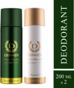 DENVER Hamilton and Imperial Combo Deodorant Spray - For Me (400 ml, Pack of 2)...