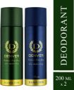DENVER Hamilton and Pride Combo Deodorant Spray - For Men (400 ml, Pack of 2)...