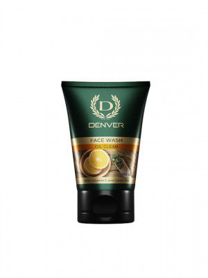 Denver Men Oil-Clear Face Wash with Vitamin C & Green Tea - 100g
