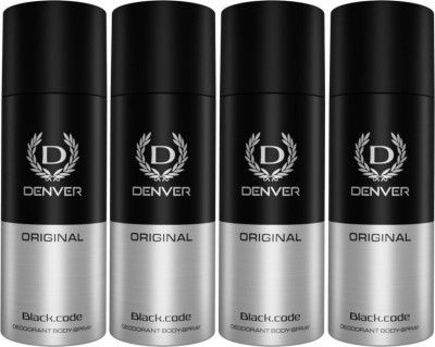 DENVER Original Black. code Deodorant Body Spray