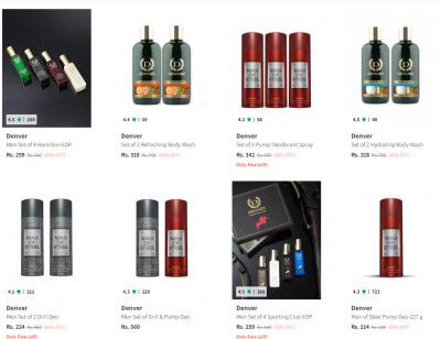 Upto 65% Off Denver Personal Care Product | Starts @71