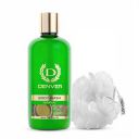 DENVER Purifying Body Wash with Tea Tree Oil - 325MLwith Loofah | Soap Free formula - Deep Cleansing Bath Gel Cleanser for Men...