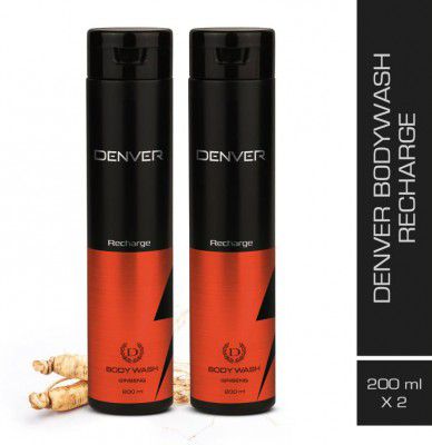 DENVER Recharge Ginseng Body Wash (2 x 200 ml)