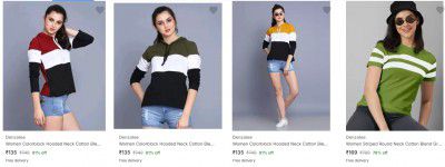 Denzolee Women's T-Shirts Upto 79% Off | Start at Rs.164