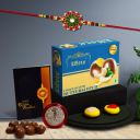 DeoDap Rakhi Combo with Chocolate Butter Scotch 32gm | Set of 1...