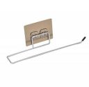 Deriz Stainless Steel Self Adhesive Napkin Ring Wall Mount Towel Hanging Holder with Magic Adhesive Pad Kitchen Paper Roll Holder Tissue Paper Stand Towel Bar Hanger foe Kitchen and Washbasin use...