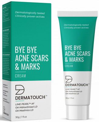 DERMATOUCH Bye Bye Acne Scars & Marks Cream | Suitable For All Skin Types - 30G