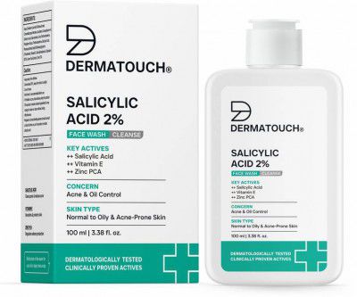 Dermatouch Salicylic Acid 2% | For Acne & Oil Control |Suitable to All Skin Types Face Wash (100 ml)