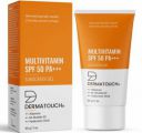 Dermatouch Sunscreen - SPF 50 PA+++ Multivitamin Gel | UVA-UVB Protection | Zero White Cast  (30 g)...