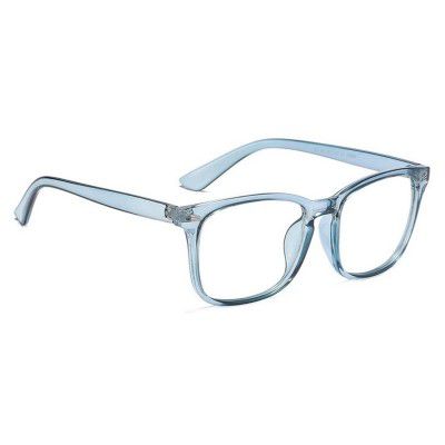 Dervin Blue Light Blocking Glasses Gaming Filter Transparent Square Eyeglasses for Eye Protection Men Women