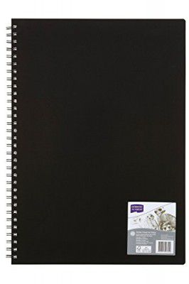 Derwent Academy Visual Art Diary Sketch Book 120 Pages, 110 GSM (A3 Portrait)