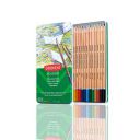Derwent Academy Watercolour Pencils Tin (Set of 12), Blue, Multi...