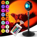Desidiya® 16-Color Sunset Projection Lamp with Remote & USB – 360° Rotating LED Light for Ambiance, Selfies, Parties & Home Decor...