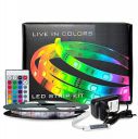 Desidiya 5 Meter 300 Led 5050 Premium RGB Led Strip with Adapter/Connector/Driver for Diwali,Home Decoration, False Ceiling with 2A Adapter,16 Multicolour (RGB Led Strip Pack of 1)(Copper)...