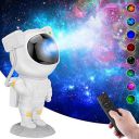 Desidiya® Astronaut Star Projector Galaxy Night Light with Remote Control – 360° Adjustable Night Light for Kids, Baby Room, Gaming Room, Home Decor, and Parties (Corded Electric)...