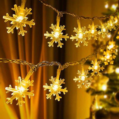 Desidiya® Christmas Decoration Lights, Snowflake String Lights Battery