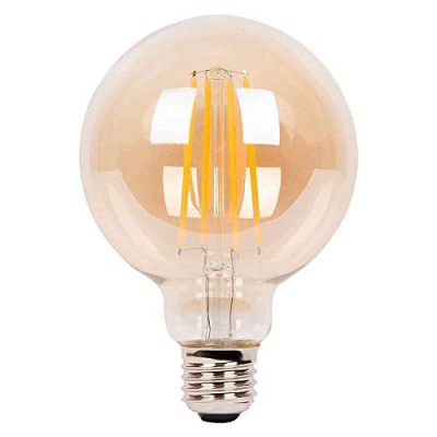 Desidiya Edison Tungsten Filament Round Antique Glass G80 Light Bulbs