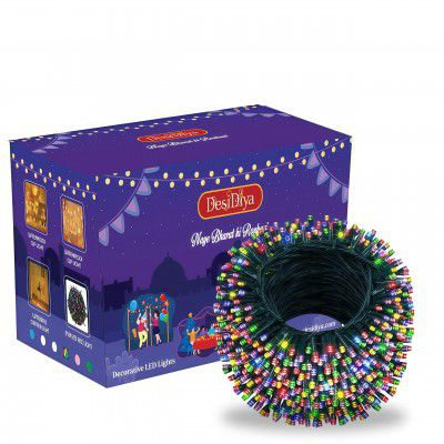Desidiya LED String Serial Light 32 Meter with 8 Modes Changing Controller
