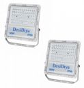 Desidiya Lens Flood Light Super Bright 50W 5000 lm LED Flood Outdoor Light White Waterproof Pack of 2...