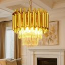 Desidiya Modern Crystal Chandelier 150watt Decorative Pendant Crystal Jhumar...