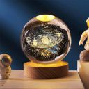 Desidiya Universe Crystal Ball Night Light,2.4 Inch Glass Ball Night LED Lamp...
