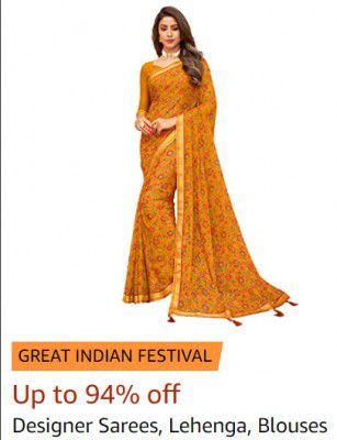 Up to 94% off @ Designer Sarees, Lehenga, Blouses