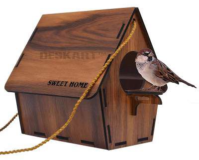 Deskart Bird House (Wooden)