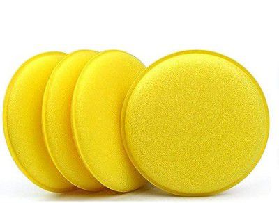 DETACHI Car Polish Sponge Multipurpose Car Foam Wax Applicator Polish Pad - Pack of (4)