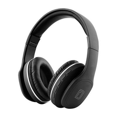 Detel Harmony Wireless Bluetooth Over-Ear Headphones with Mic (Black,Soft Cushion Earcups,Bluetooth 5,Voice Assistant Integration,Wireless and Wired, Hands-Free Calling)