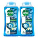Dettol Body Wash and Shower Gel for Women and Men, Cool (Pack of 2 - 250ml each) | Soap-Free Bodywash | 12h Complete Odour Protection...
