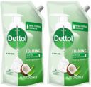 Dettol Foaming Aloe Coconut Hand Wash Refill Pouch (2 x 700 ml)...