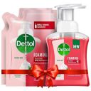 Dettol Foaming Handwash Pump + Refill Combo, Strawberry (250ml + 200ml) Pack of 2 | Rich Foam | Moisturizing Hand Wash | Soft on Hands, Pink...