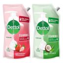 Dettol Foaming Handwash Refill Combo- Strawberry & Aloe coconut, (Pack of 2-700ml each)...