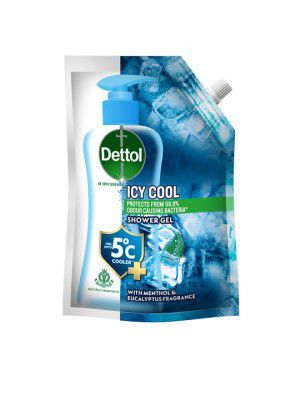 Dettol Icy Cool Shower Gel with Menthol & Eucalyptus Fragrance - 450 ml