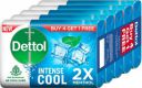 Dettol Intense Cool Bathing Soap Bar, 2X Menthol  (5 x 125 g)...