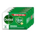 Dettol Original Bathing Soap Bar with 12 HR protective shield (400gm)  (Pack of 4)...