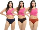 DEVICE OF H Women Hipster Multicolor Panty (Pack of 3)...