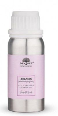 Devinez Arachis/Peanut/groundnut Cold-Pressed Oil - Sweet, 250ml 100% Pure, Natural & Undiluted For Skin, Hair & Natural Remedies