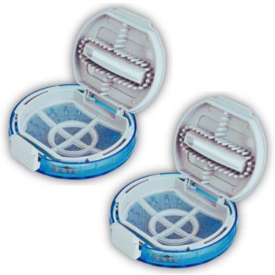 DEXURIES Magic Lint Filter for LG. Top Loading Fully Automatic Washing Machine Filter/Dust Filter/Waste Collector/Lint Catcher/LG. Parts Net/Jali Filter | (Round/Blue) (Pack of 2)