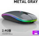 Dezful Lighting Mouse Black Wireless Optical Mouse  (Bluetooth, 2.4GHz Wireless, Gray)...