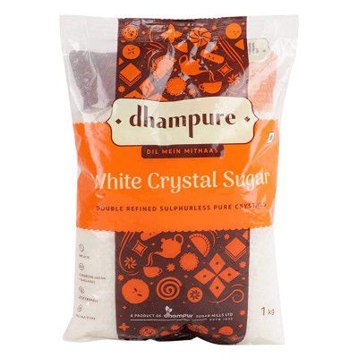Dhampure White Crystal Sugar, 1kg
