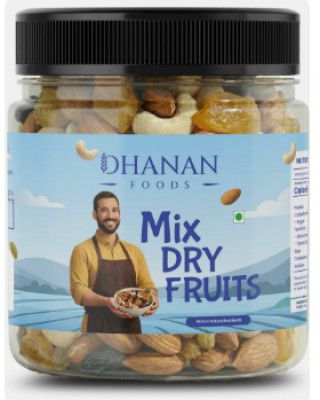 Dhanan foods Mix Dry Fruit - Panchmeva - Almonds, Apricots, Assorted Seeds & Nuts, Cashews, Dates, Raisins, 1 kg