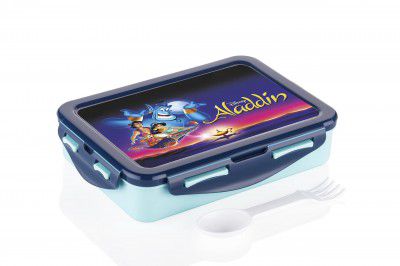 Dhananjay Kiddo Lunch Box – 2 Compartment Insulated Lunch Box Plastic Tiffin Box for Boys, Girls, School & Office (Kidzy, Blue)