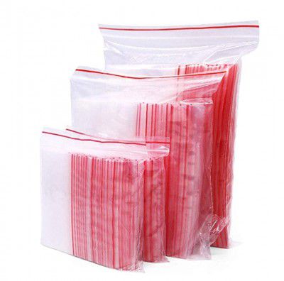 Dharj with DJ Zip Lock Pouch Bags Covers - Size 2 X 3 100PC