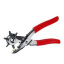 DHinkyoung Leather Hole Punch, Heavy Duty Revolving Eyelet Punch, Handy Belt Piler Professional Piler Tool for Belts, Canvas, Soft Plastics, Shoes, Cards, Watch Bands, Pet Collars...