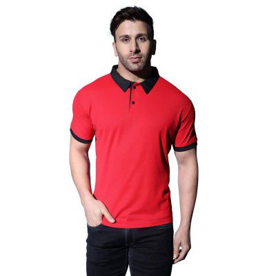 DHRUVI TRENDZ Men's Regular Fit Polo Shirt
