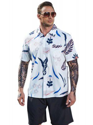 DHRUVI TRENDZ Men's Reguler Fit Shirt (DT-MS-6070_Multicolour M)