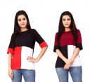 DHRUVI TRENDZ Women Printed Top with Half Sleeves for Office Wear, Casual Wear, Under 399 Top for Women/Girls Top...